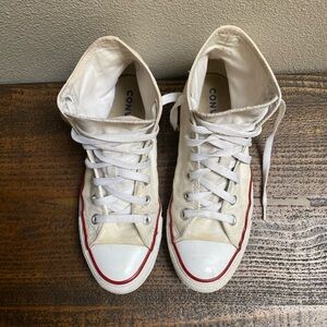 Converse All Star Chuck Taylor High Tops Classic White Womens Size 7.5